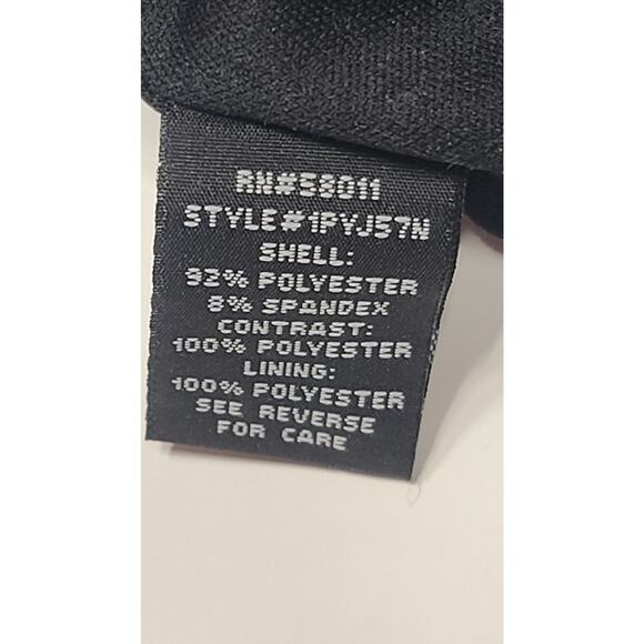 Jax Sheath Dress black ivory lace women's size 4 - Picture 7 of 7